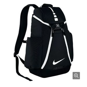 Black and White Nike Quad Zip Backpack 21*13*9